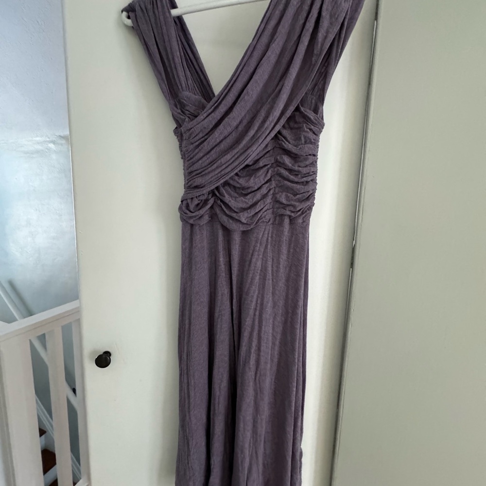 Plenty Tracy Reese Anthro Elegant Lavender Draped Dress - Picture 4 of 7